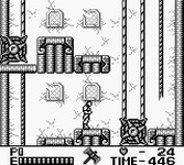 une photo d'Ã©cran de Castlevania 2 - Belmont s Revenge sur Nintendo Game Boy